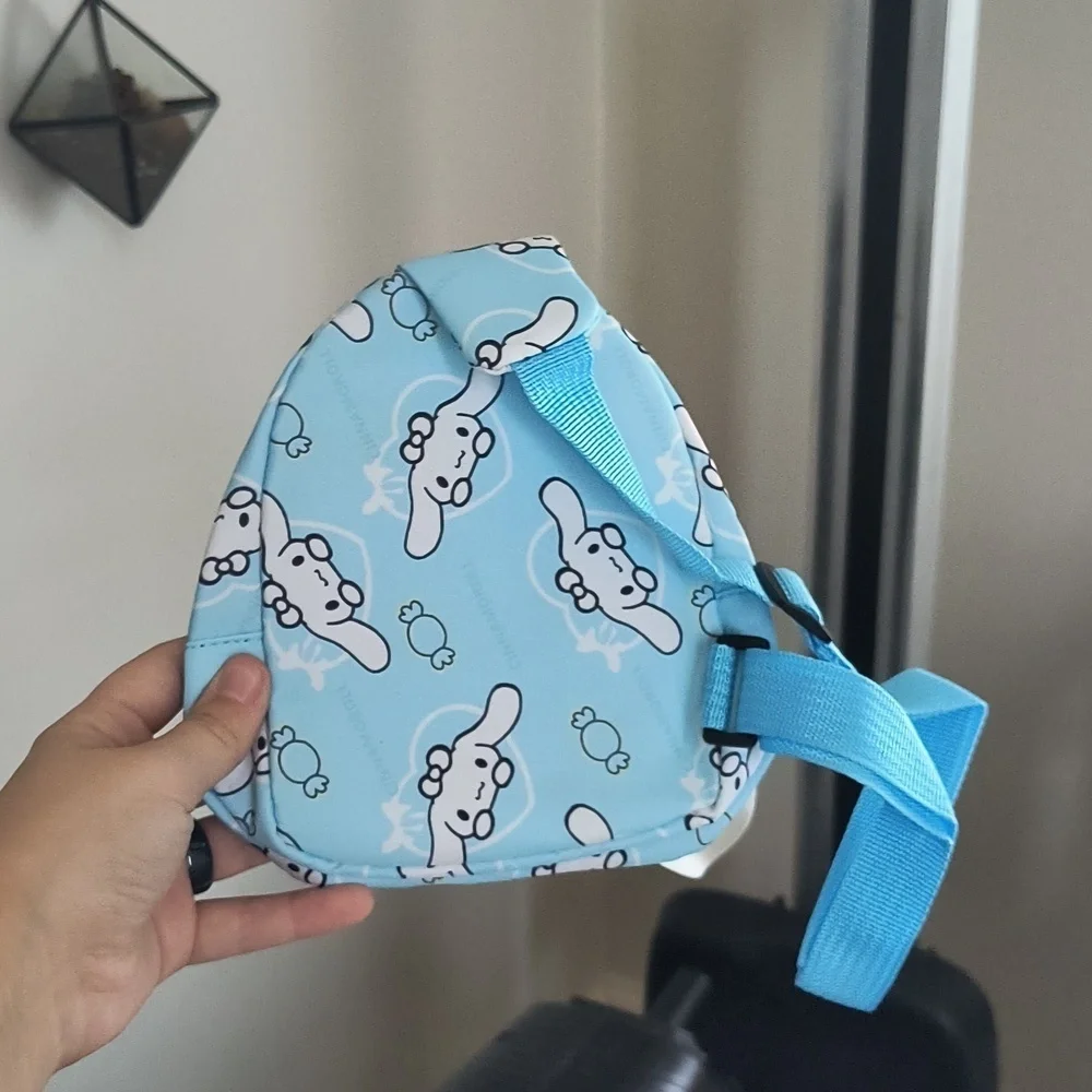 Cute Blue Kids Backpack Sanrio Cinnamaroll Hello Kitty